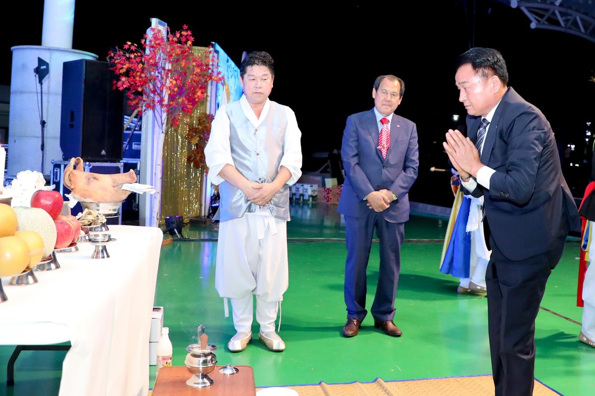 합천예술제 식전축하공연 빛 성공기원 비나리 제례