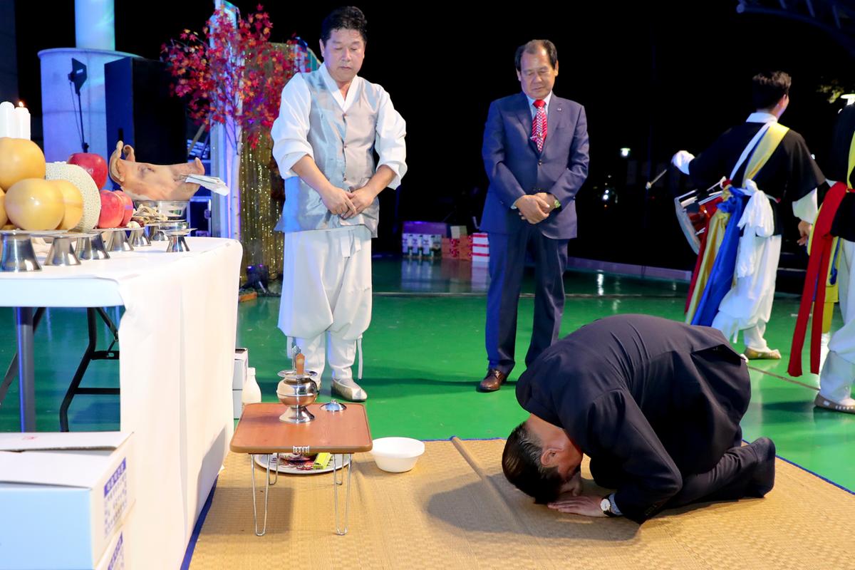합천예술제 식전축하공연 빛 성공기원 비나리 제례