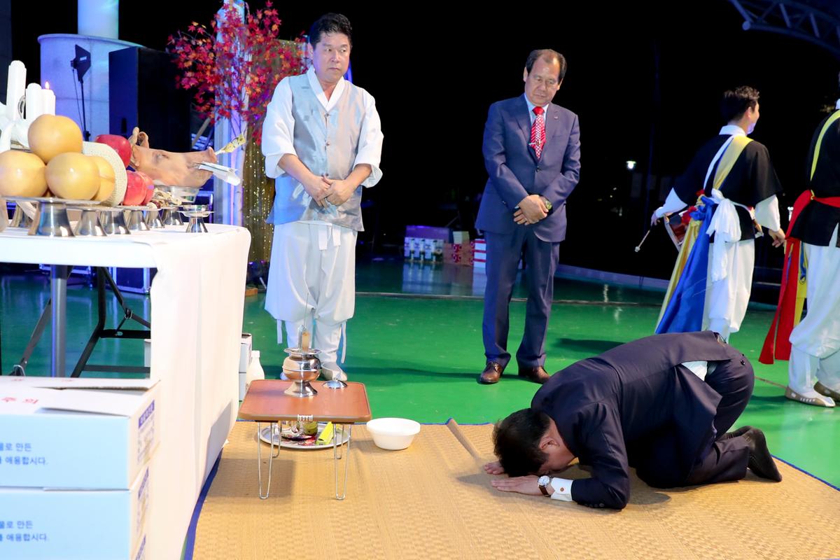 합천예술제 식전축하공연 빛 성공기원 비나리 제례