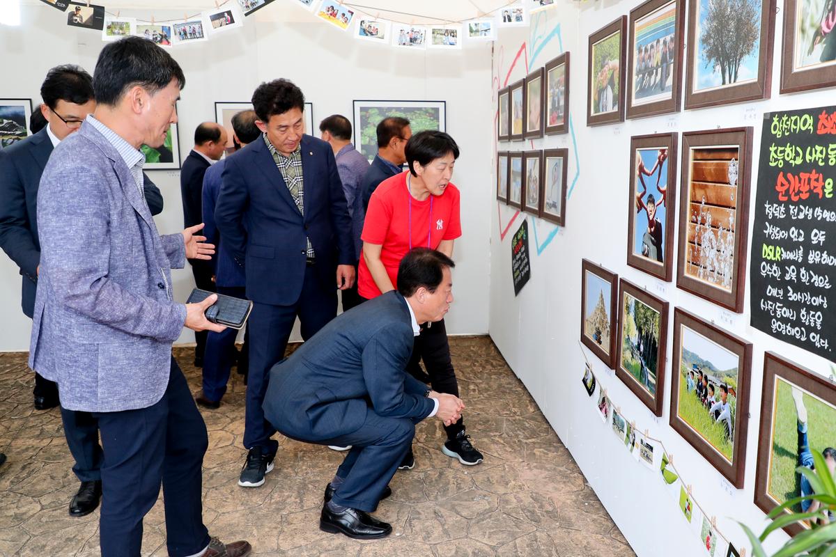 합천예술제 전시장방문