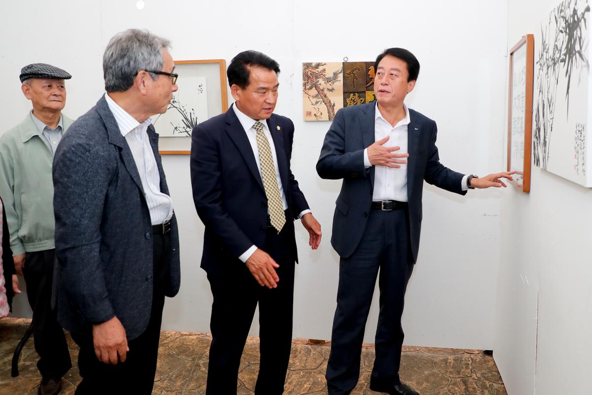 합천예술제 전시장방문