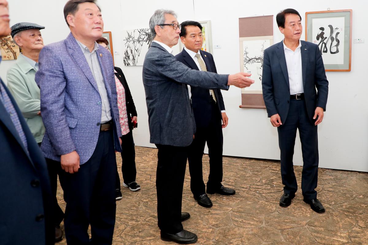 합천예술제 전시장방문