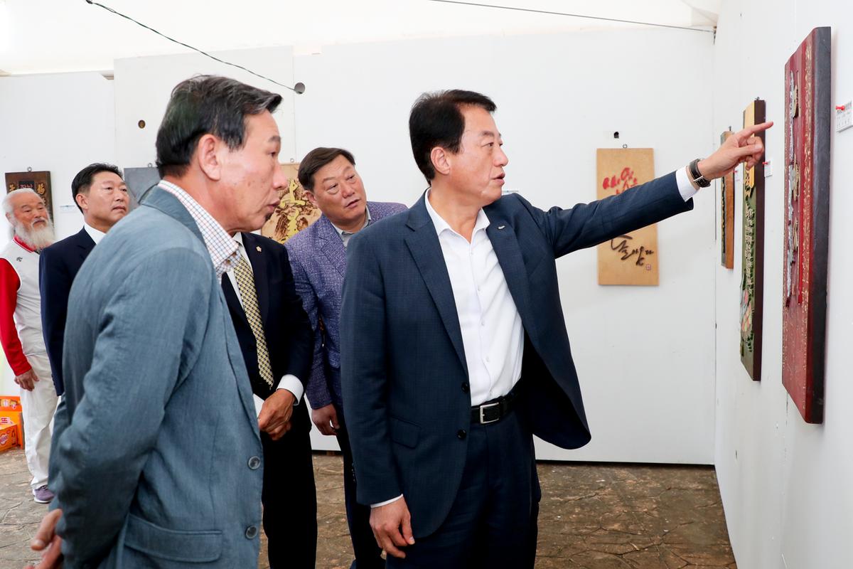 합천예술제 전시장방문