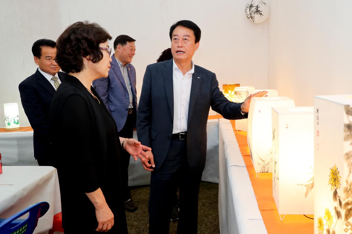 합천예술제 전시장방문