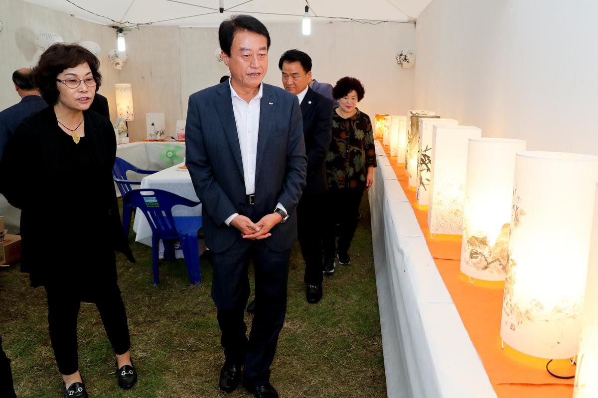 합천예술제 전시장방문