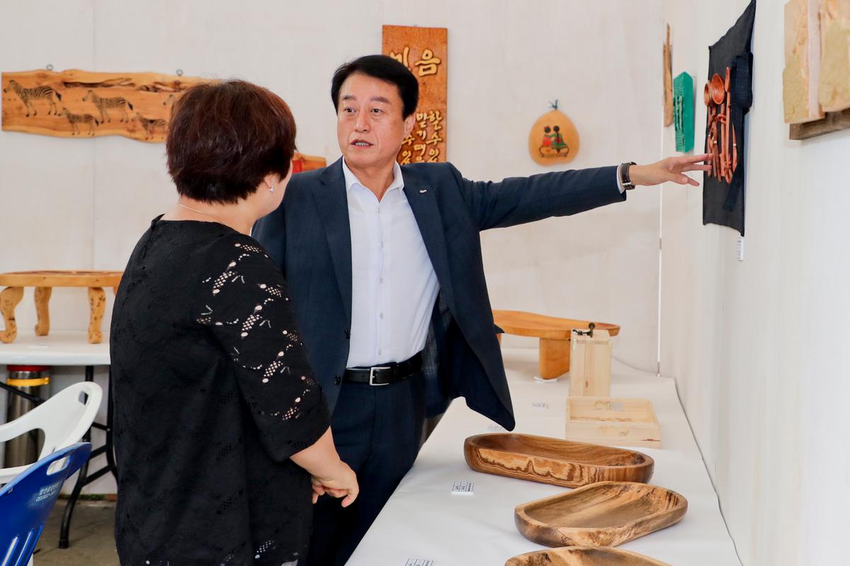 합천예술제 전시장방문