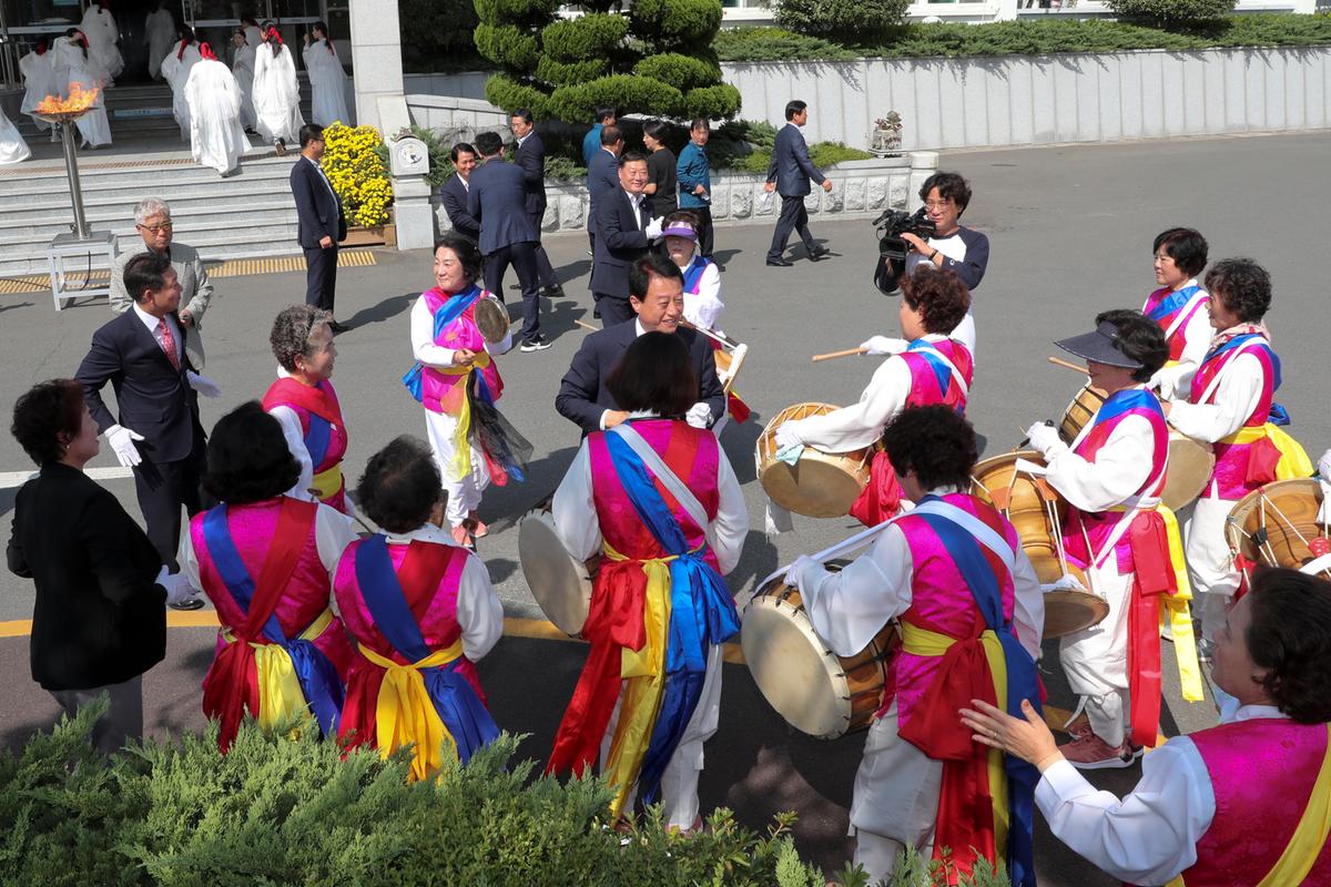 제35회 대야문화제 성화 안치