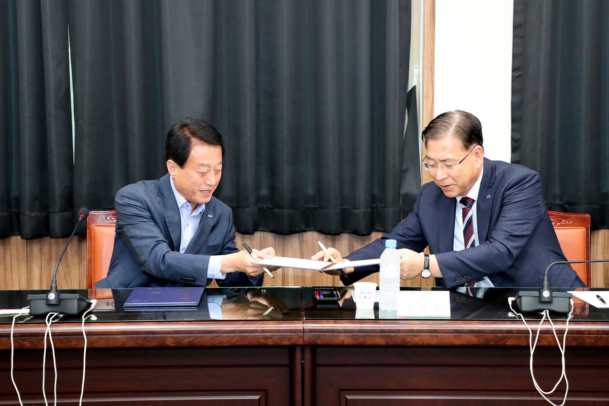 합천 원폭자료관 기록물 전산화 지역협력 MOU 체결식
