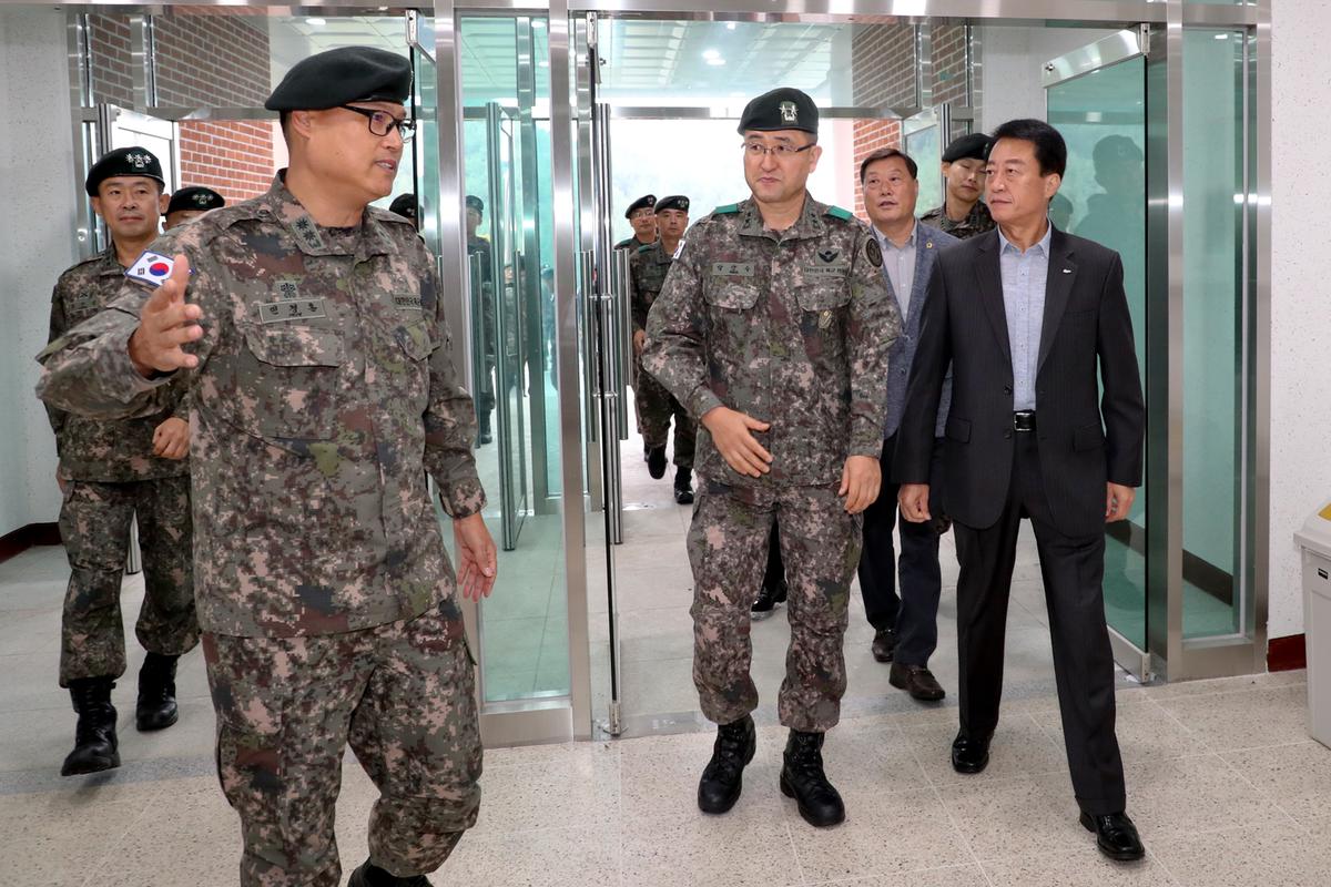 39사단 합천동원훈련장 신축 준공식