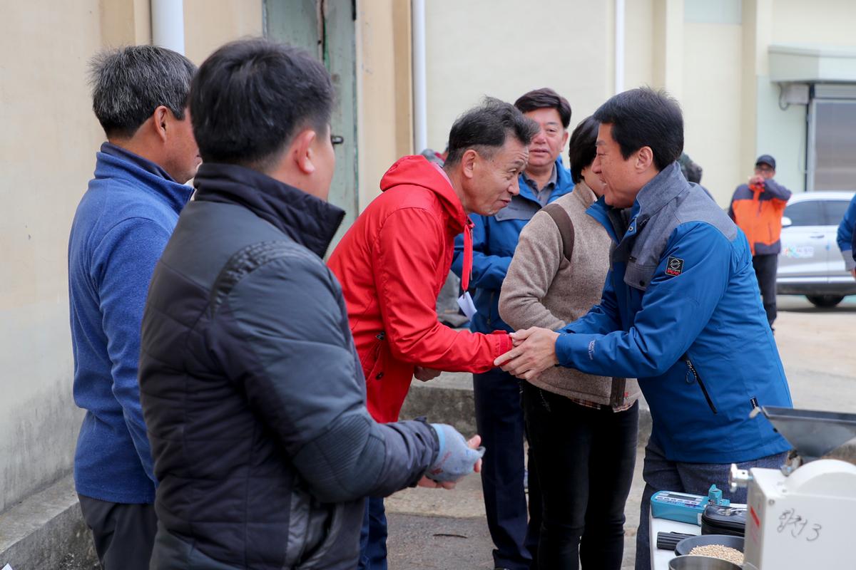 공공비축미 수매현장 방문