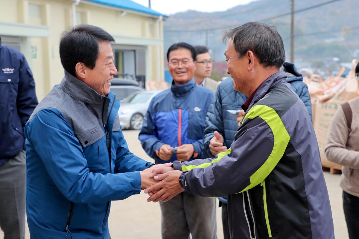 공공비축미 수매현장 방문