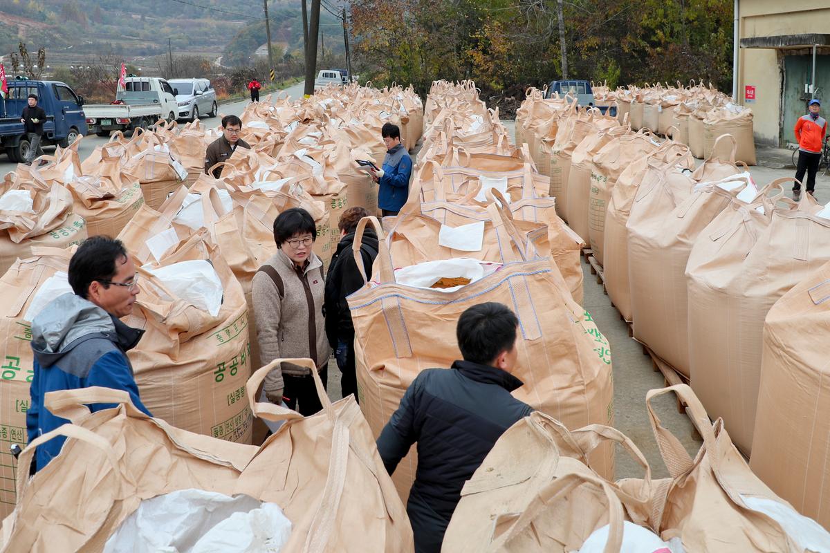 공공비축미 수매현장 방문