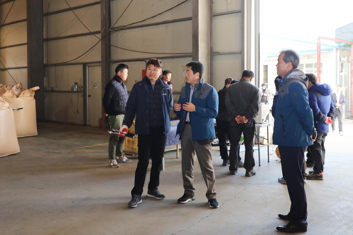 공공비축미 초계면 수매현장