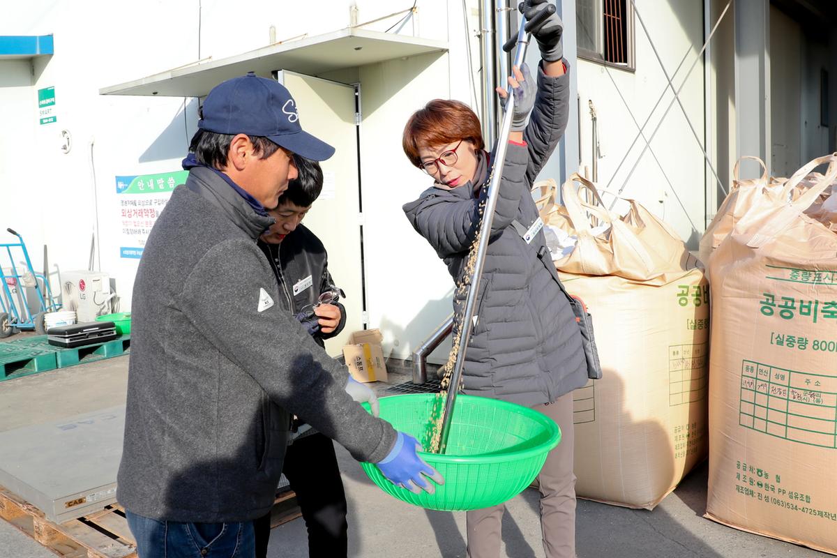 공공비축미 덕곡면 수매현장 방문