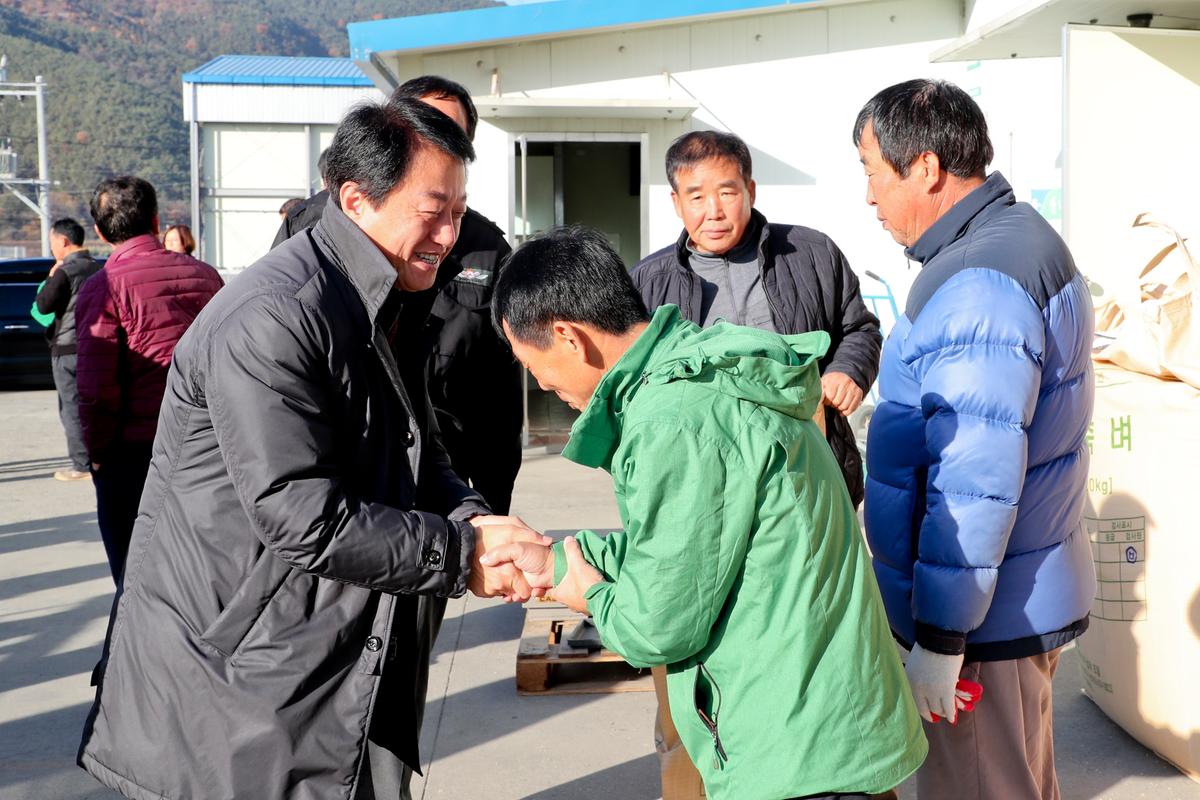 공공비축미 덕곡면 수매현장 방문