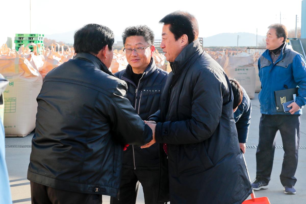 공공비축미 덕곡면 수매현장 방문