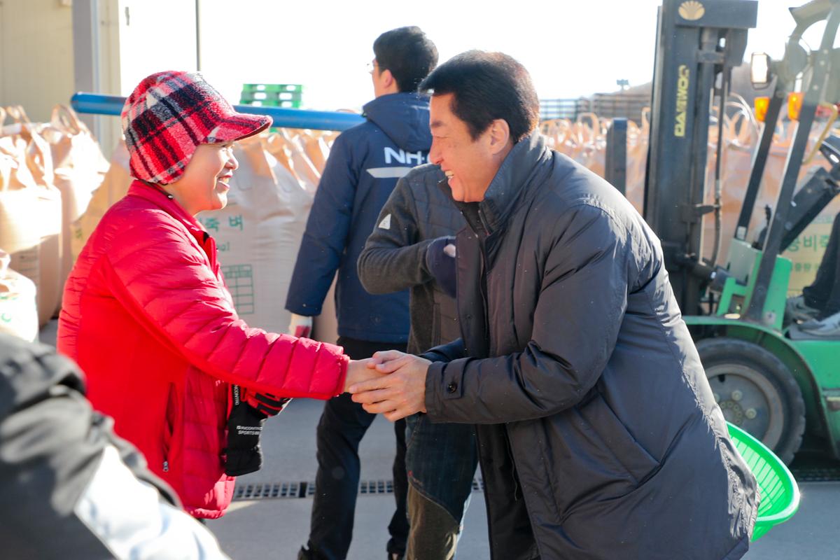 공공비축미 덕곡면 수매현장 방문