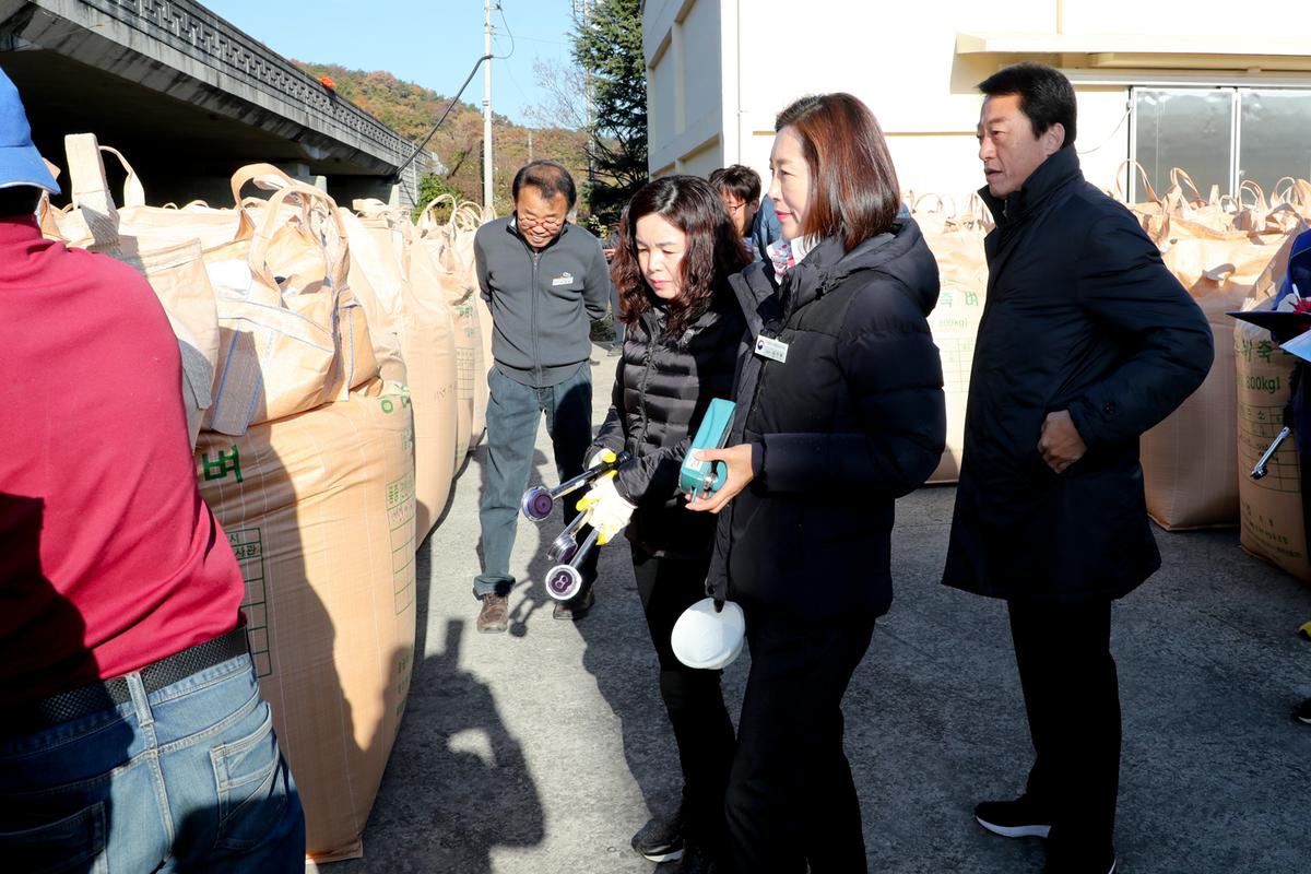 공공비축미 대양면 수매현장 방문