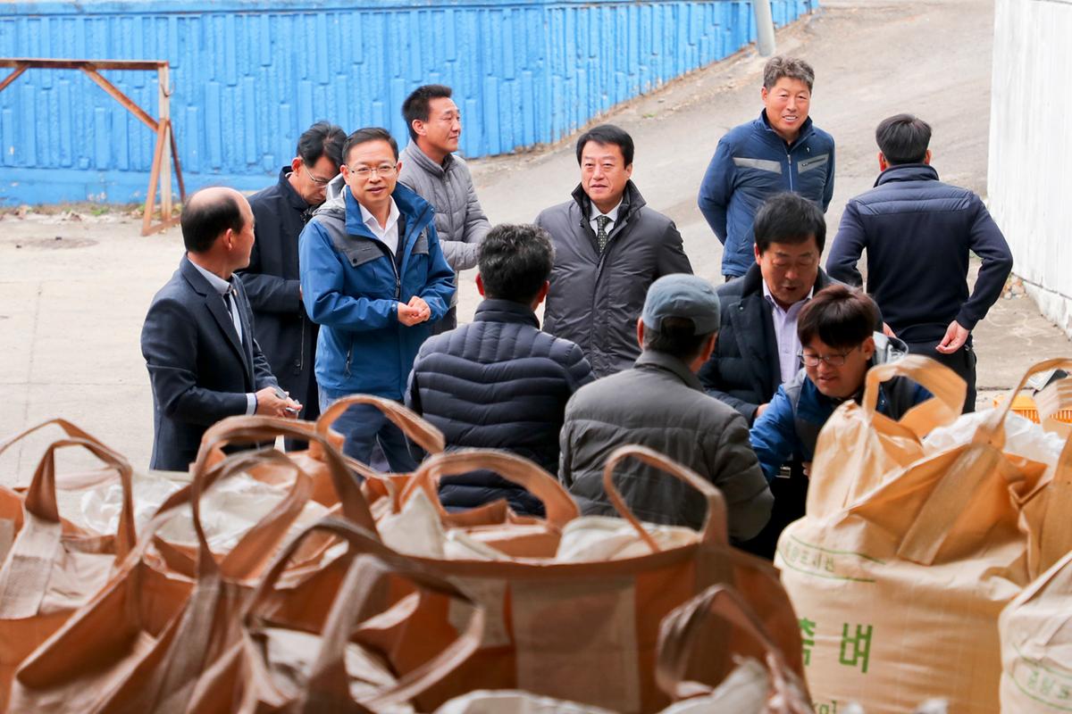 공공비축미 청덕면 수매현장
