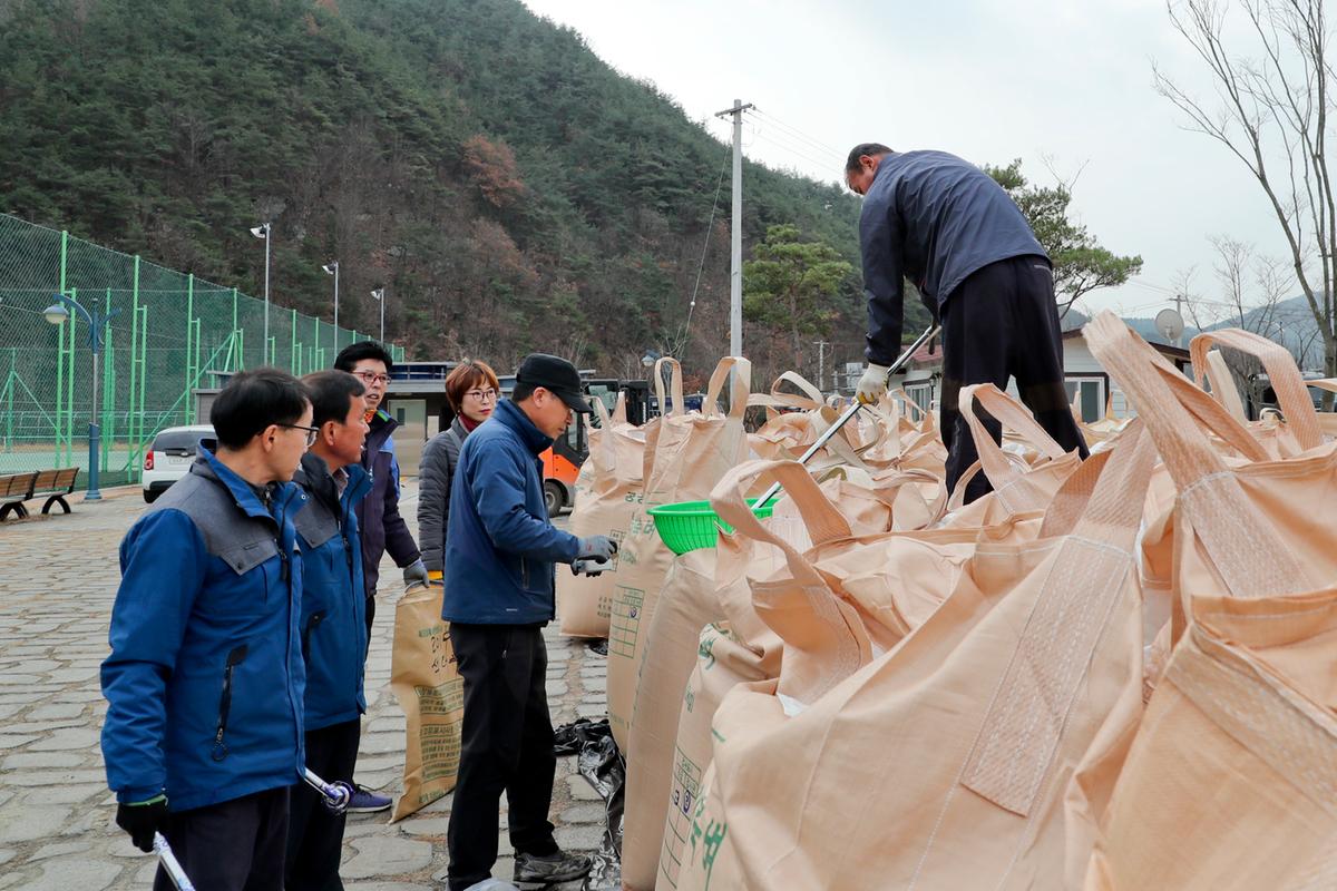 공공비축미 가회면 수매현장