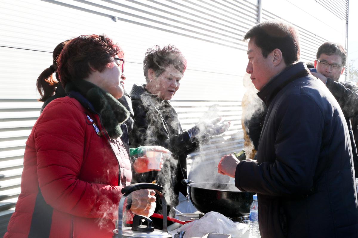 공공비축미 가야면 수매현장