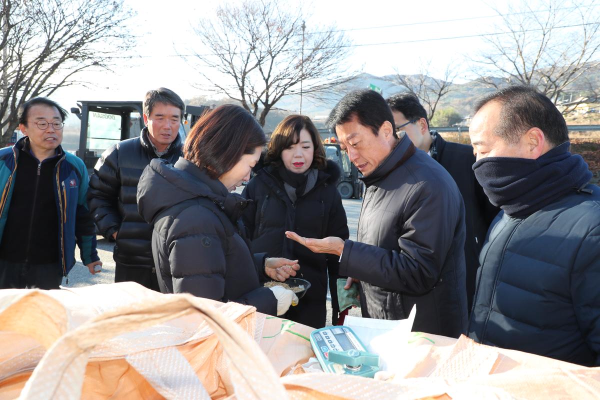 공공비축미 대병  수매현장 방문