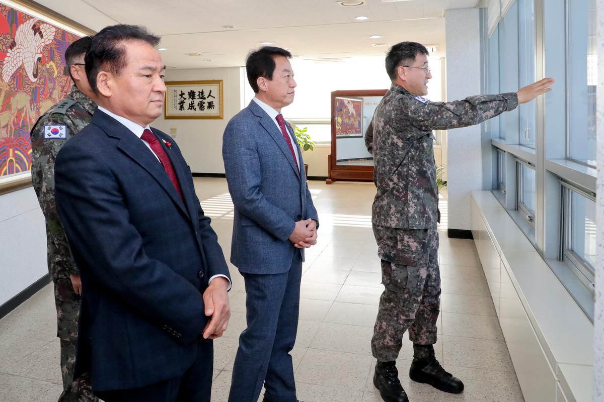 예비군육성지원 우수기관 감사패 수여식