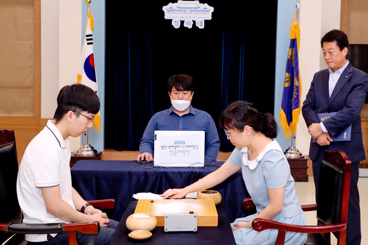 역대영재 VS 여자정상 연승대항전 개막경기