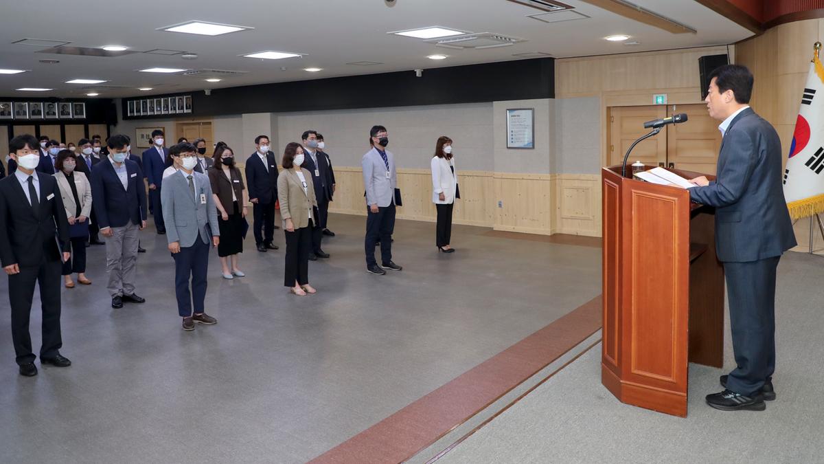 2020년 하반기 정기인사 인사발령장 교부