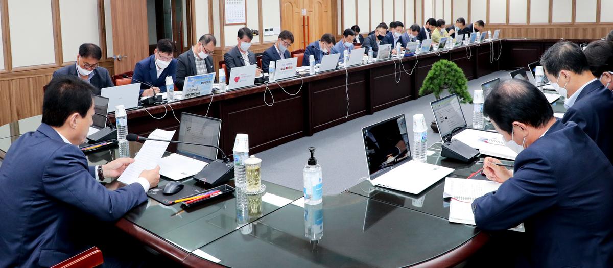 군수주재간부회의