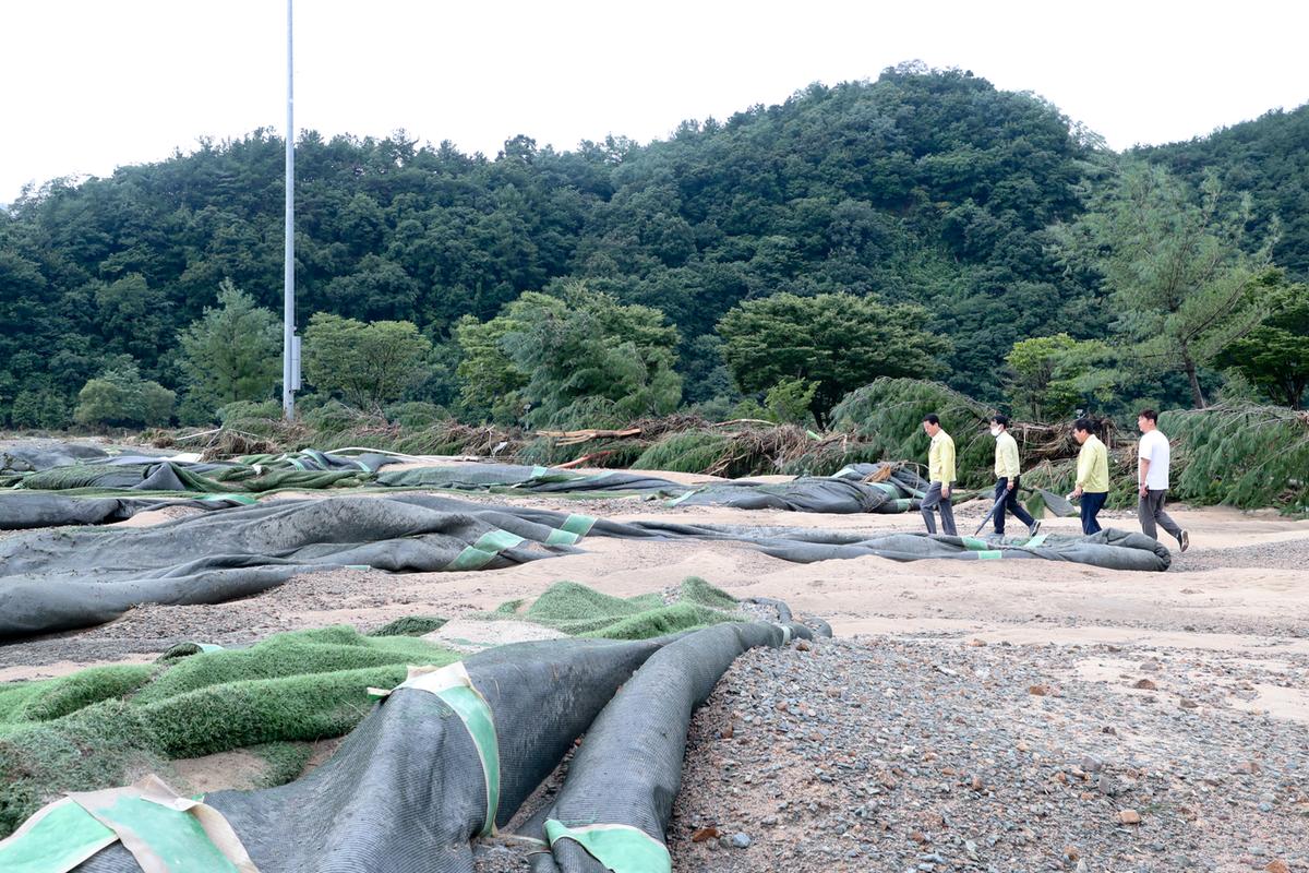황강변 수해 피해현장3