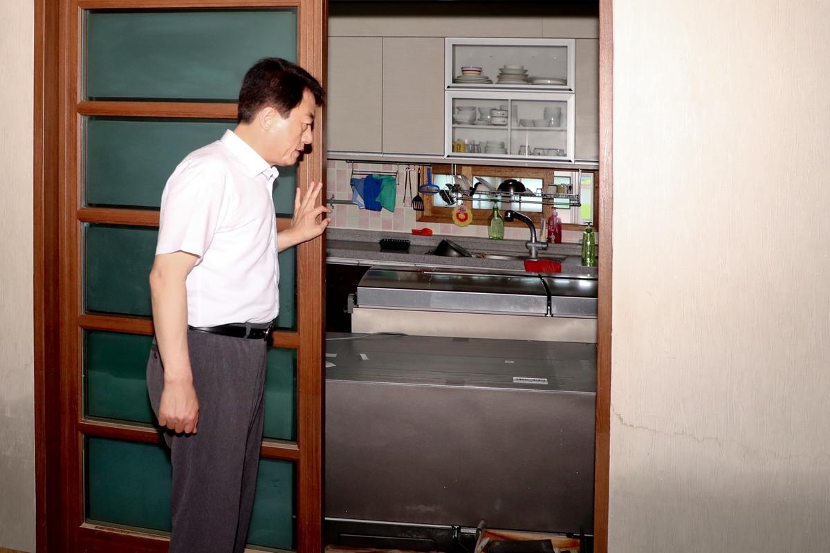 황강변 수해 피해현장3