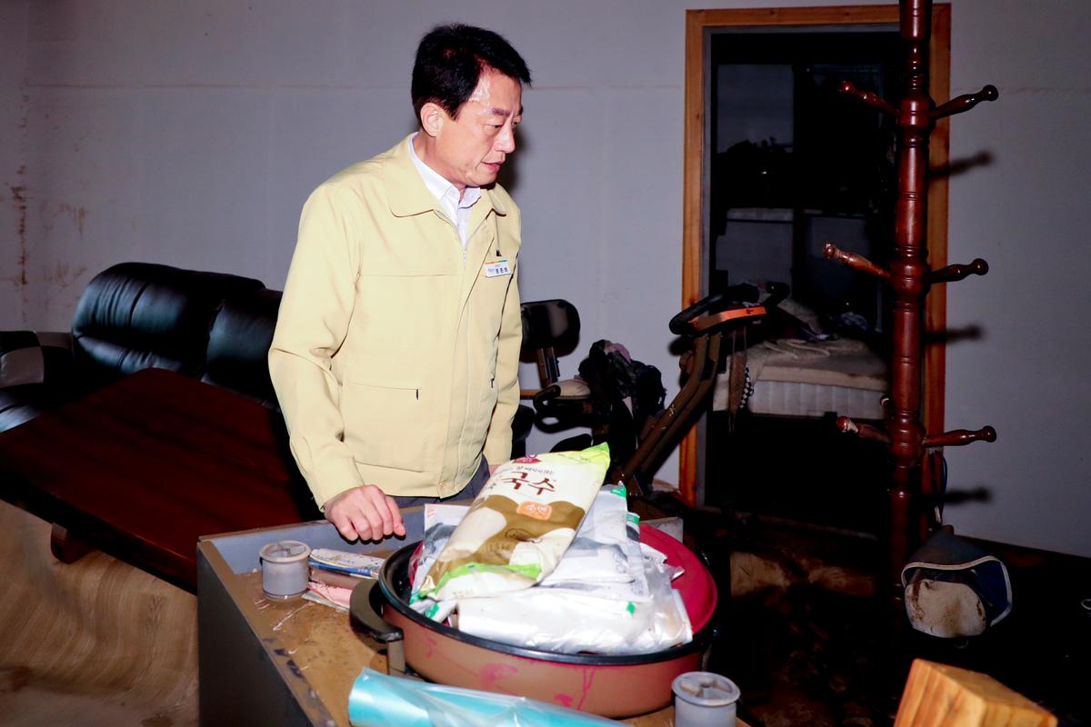 황강변 수해 피해현장3