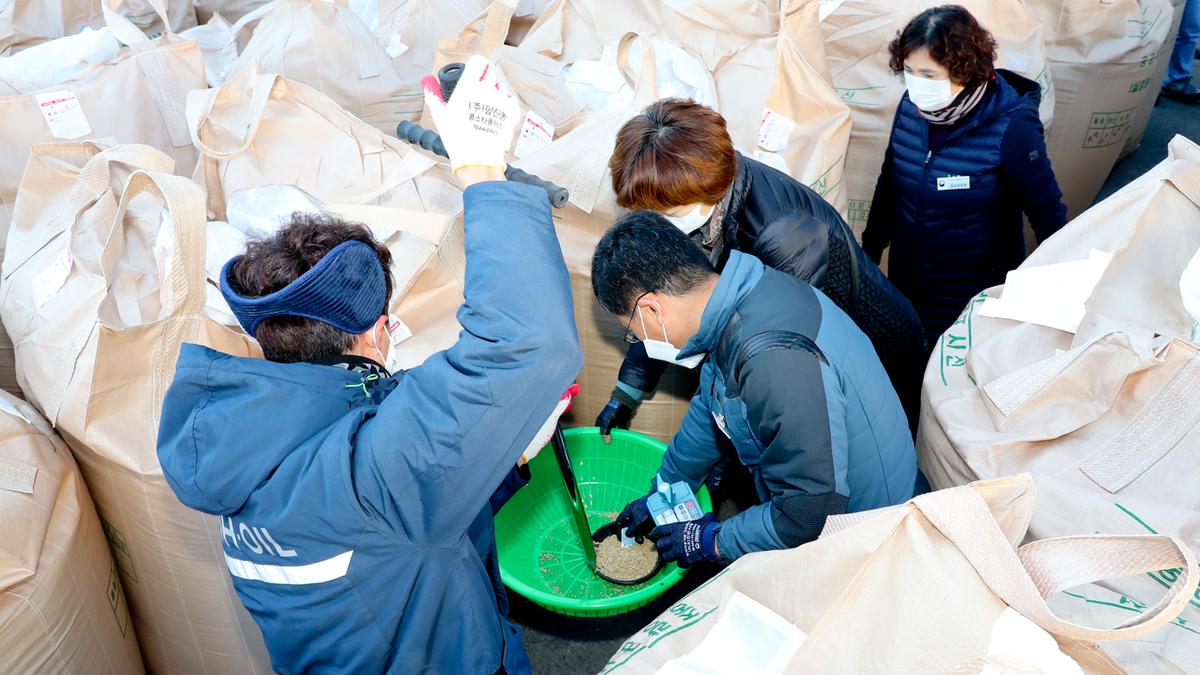 2020년 공공비축미 수매현장 방문