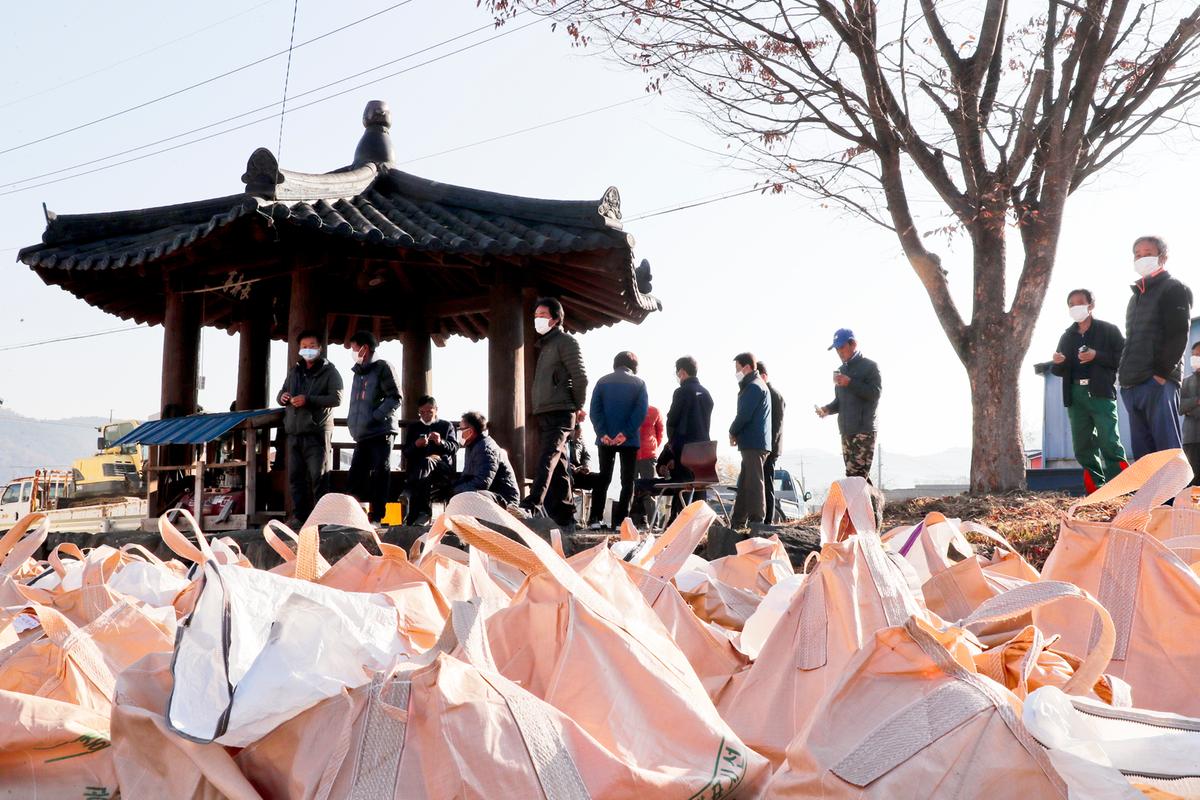 적중면 공공비축미 수매현장 방문