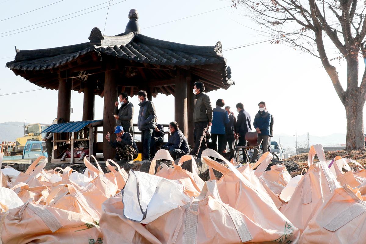 적중면 공공비축미 수매현장 방문