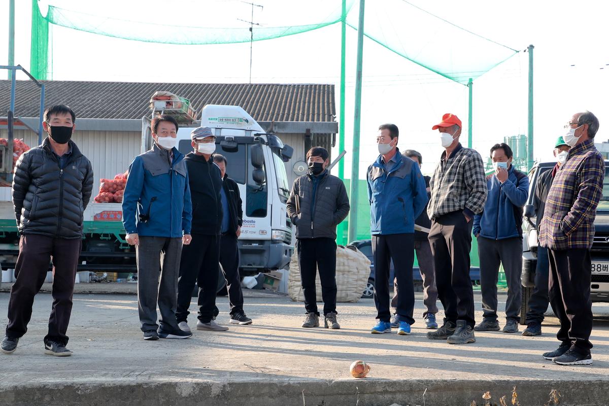 덕곡면 공공비축미 수매현장 방문