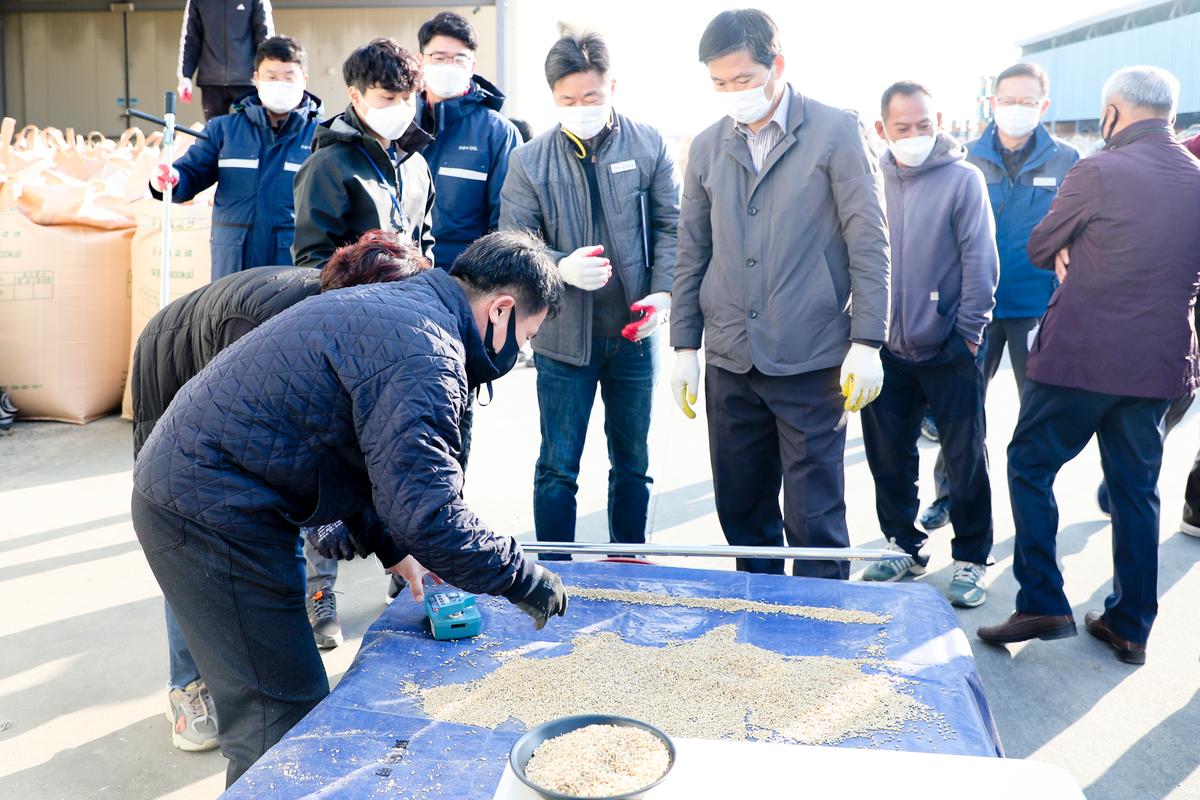 덕곡면 공공비축미 수매현장 방문