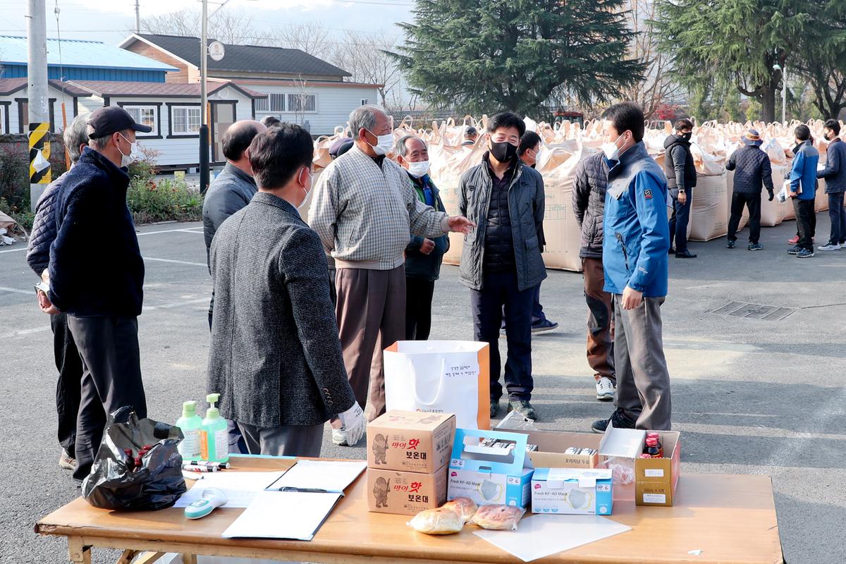 초계 쌍책 공공비축미 수매현장 방문