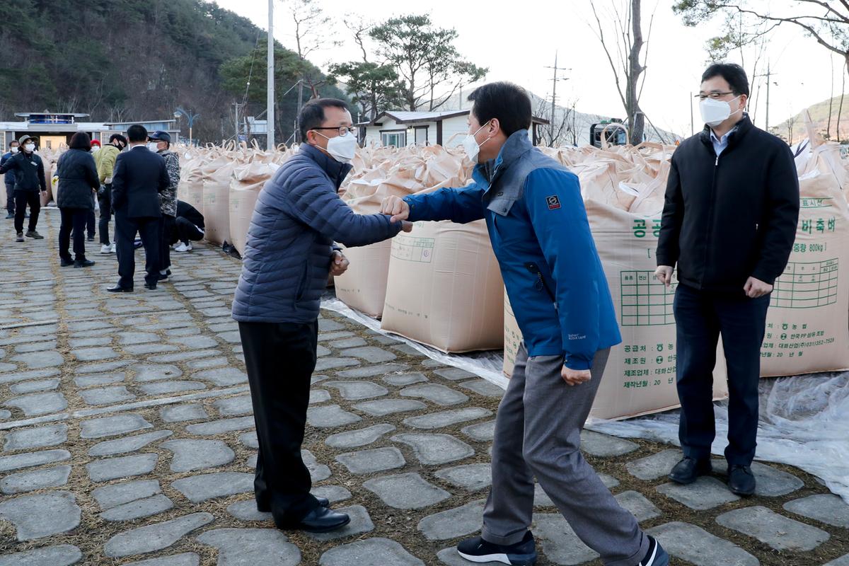 가회면공공비축미 수매현장 방문