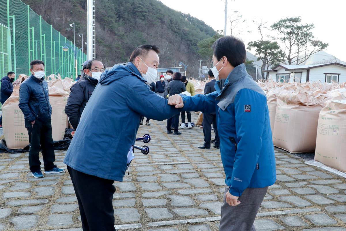 가회면공공비축미 수매현장 방문