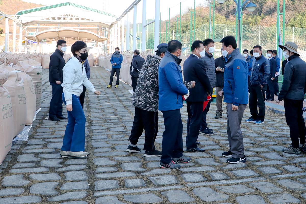 가회면공공비축미 수매현장 방문
