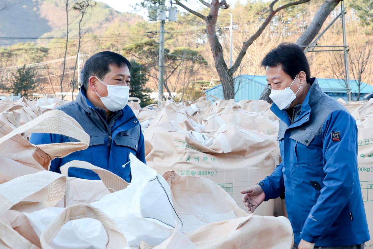 가회면공공비축미 수매현장 방문