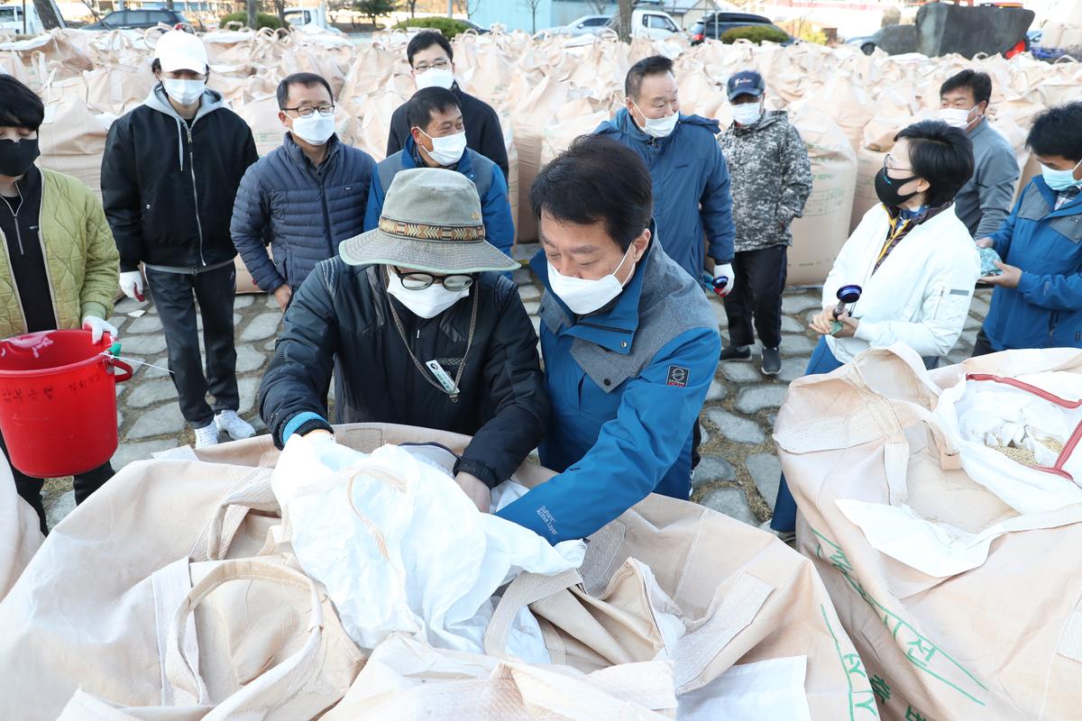 가회면공공비축미 수매현장 방문