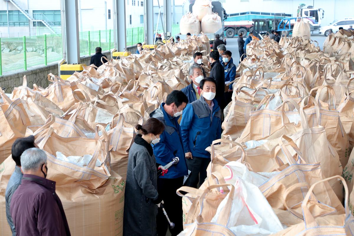 율곡면공공비축미 수매현장 방문