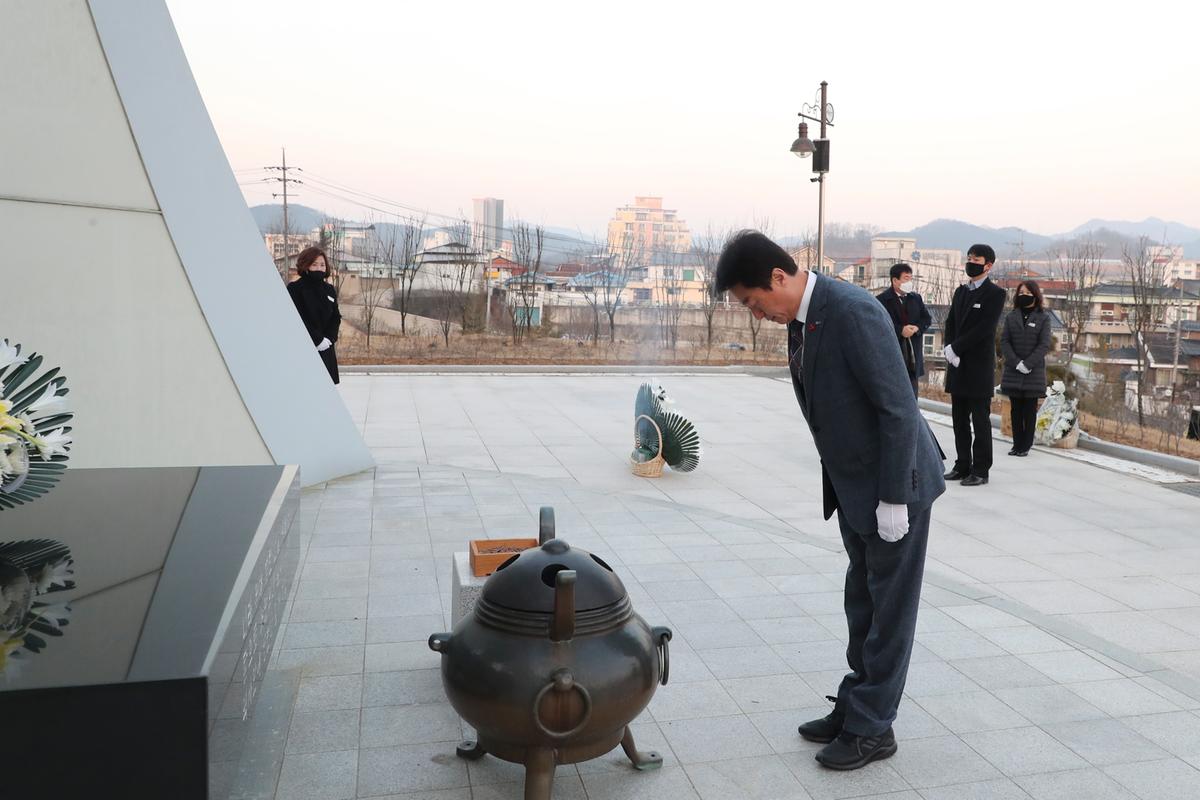 2021년 신년맞이 충혼탑 참배
