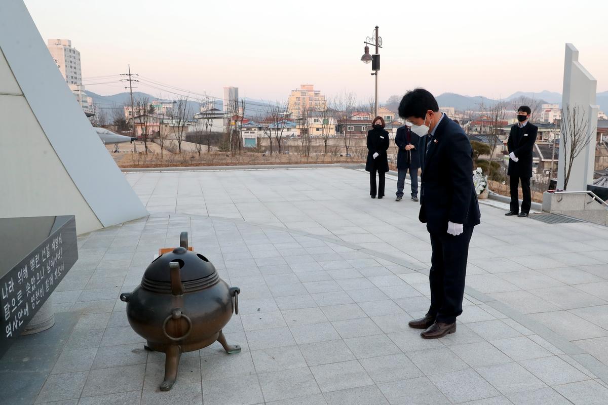 2021년 신년맞이 충혼탑 참배