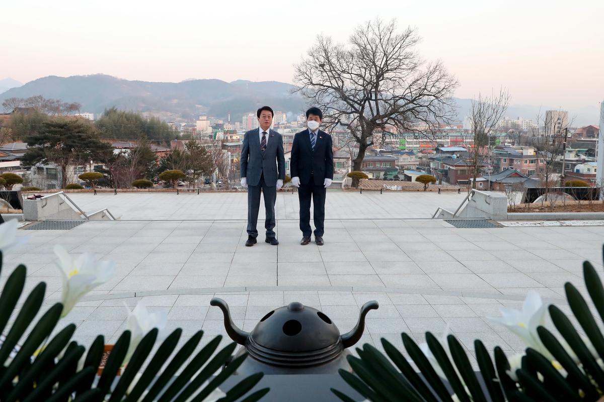 2021년 신년맞이 충혼탑 참배