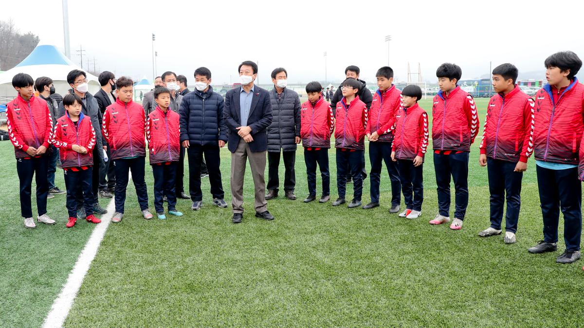 2021 동계전지훈련 격려 방문