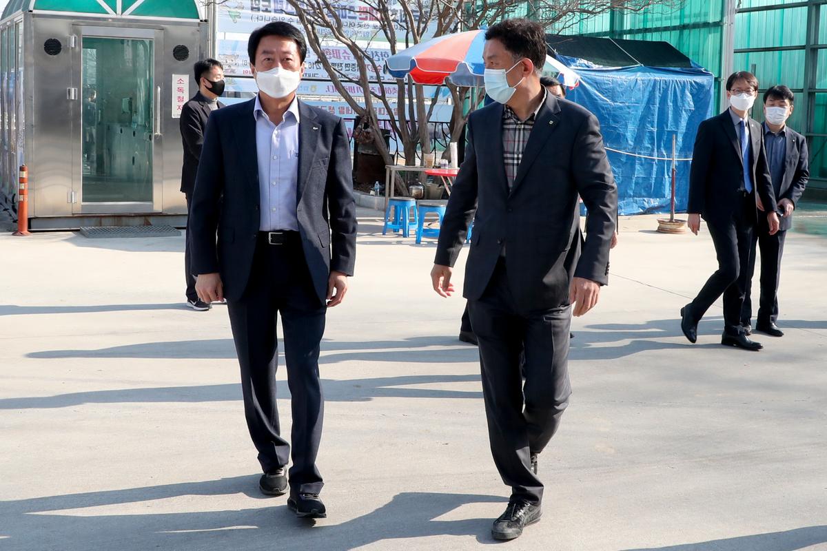 합천축협 한우경매시장 전국최초 비대면경매시스템 도입 행사